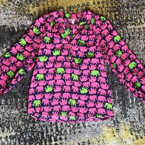 🐘💗 Lilly Pulitzer Elsa Elephant Top💗🐘